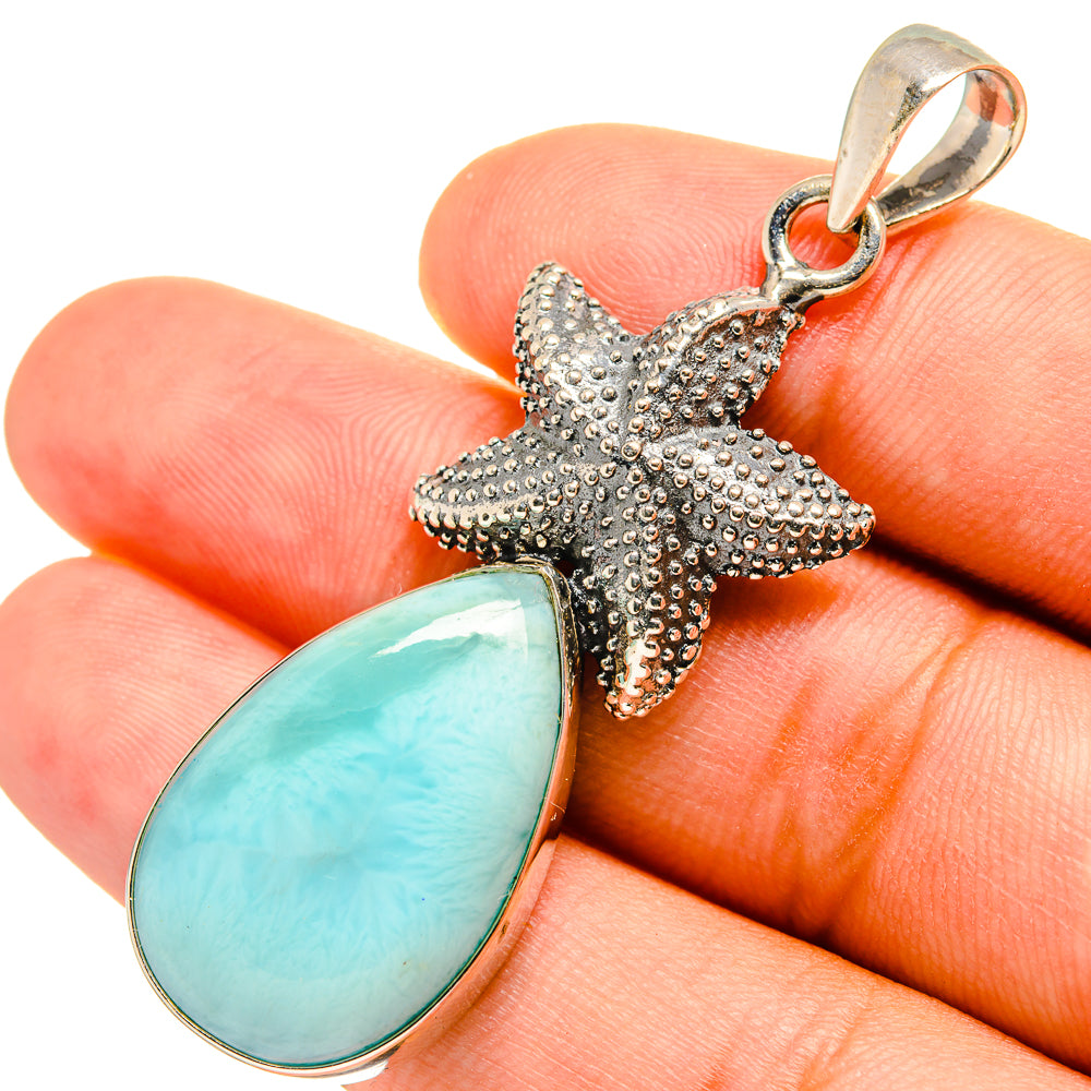 Larimar Pendants handcrafted by Ana Silver Co - PD8924