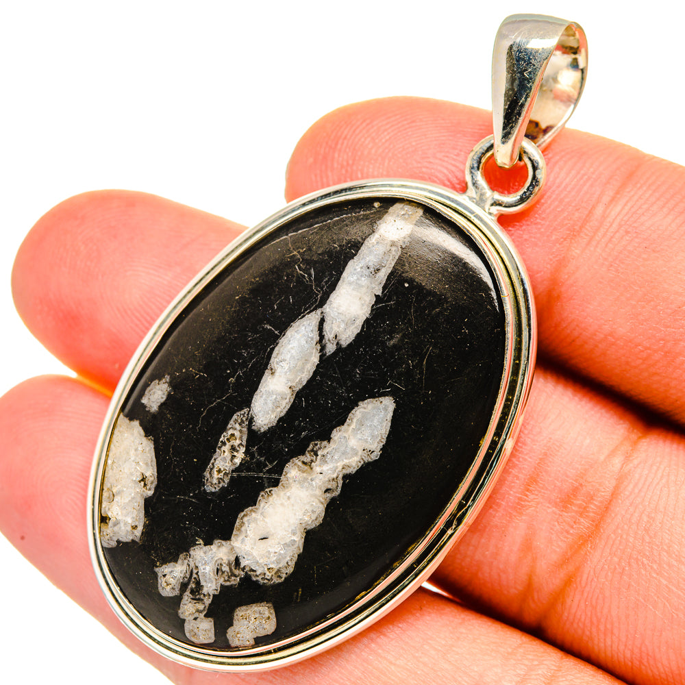 Chrysanthemum Stone Pendants handcrafted by Ana Silver Co - PD8933