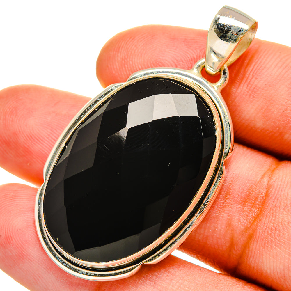 Black Onyx Pendants handcrafted by Ana Silver Co - PD8938