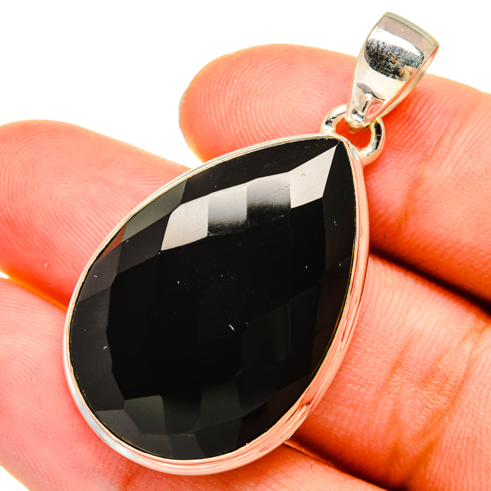Black Onyx Pendants handcrafted by Ana Silver Co - PD8941