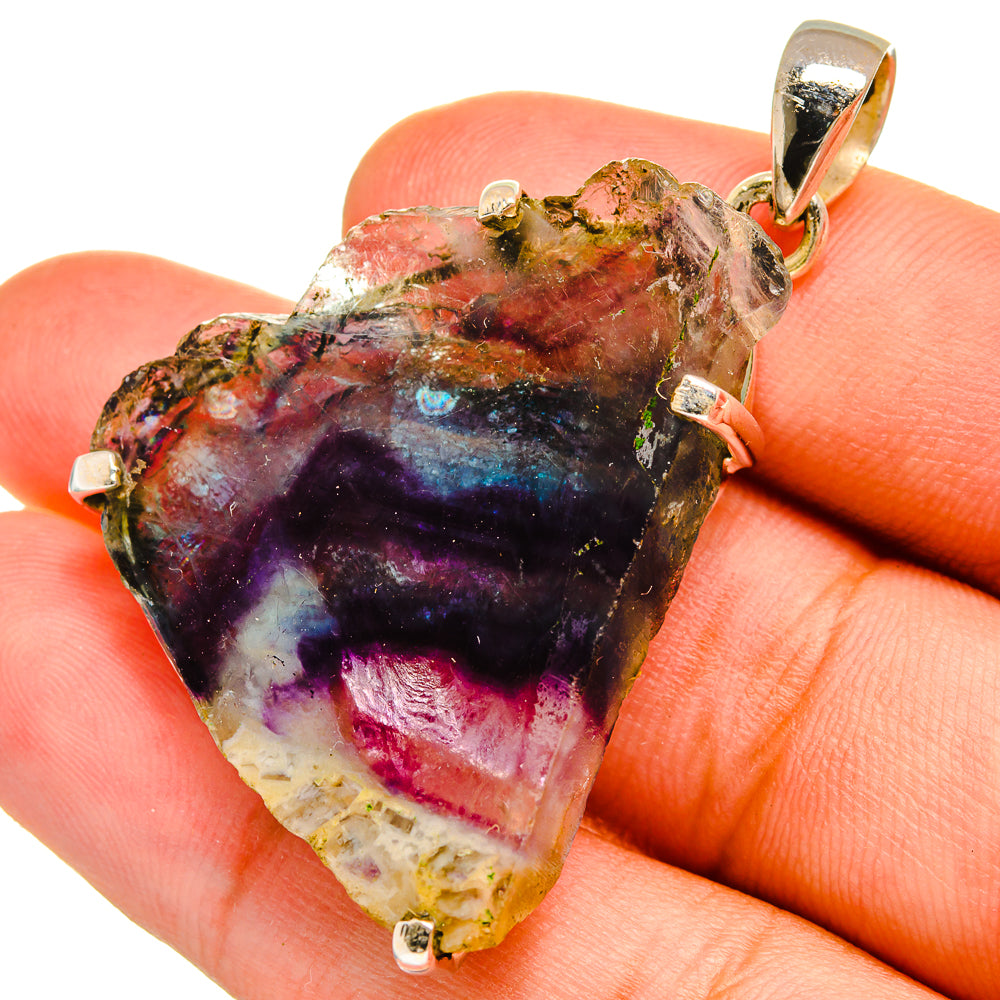 Fluorite Pendants handcrafted by Ana Silver Co - PD8946
