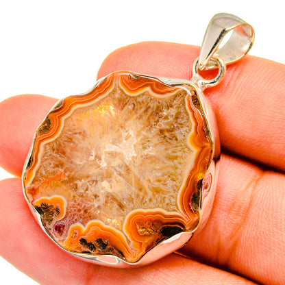Yellow Geode Slice Pendants handcrafted by Ana Silver Co - PD8948