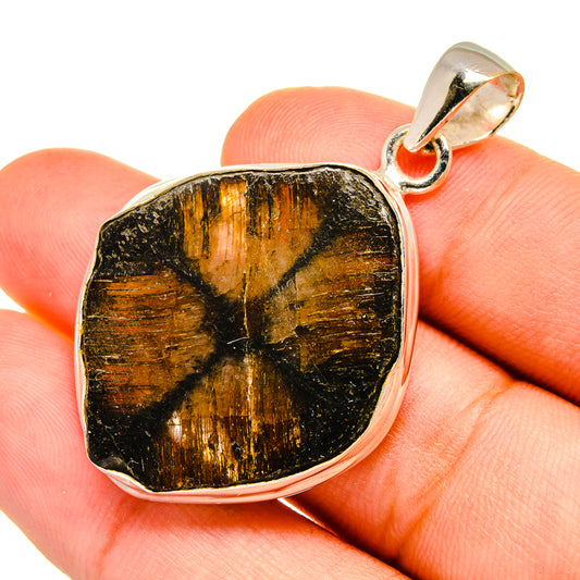 Chiastolite Pendants handcrafted by Ana Silver Co - PD8955