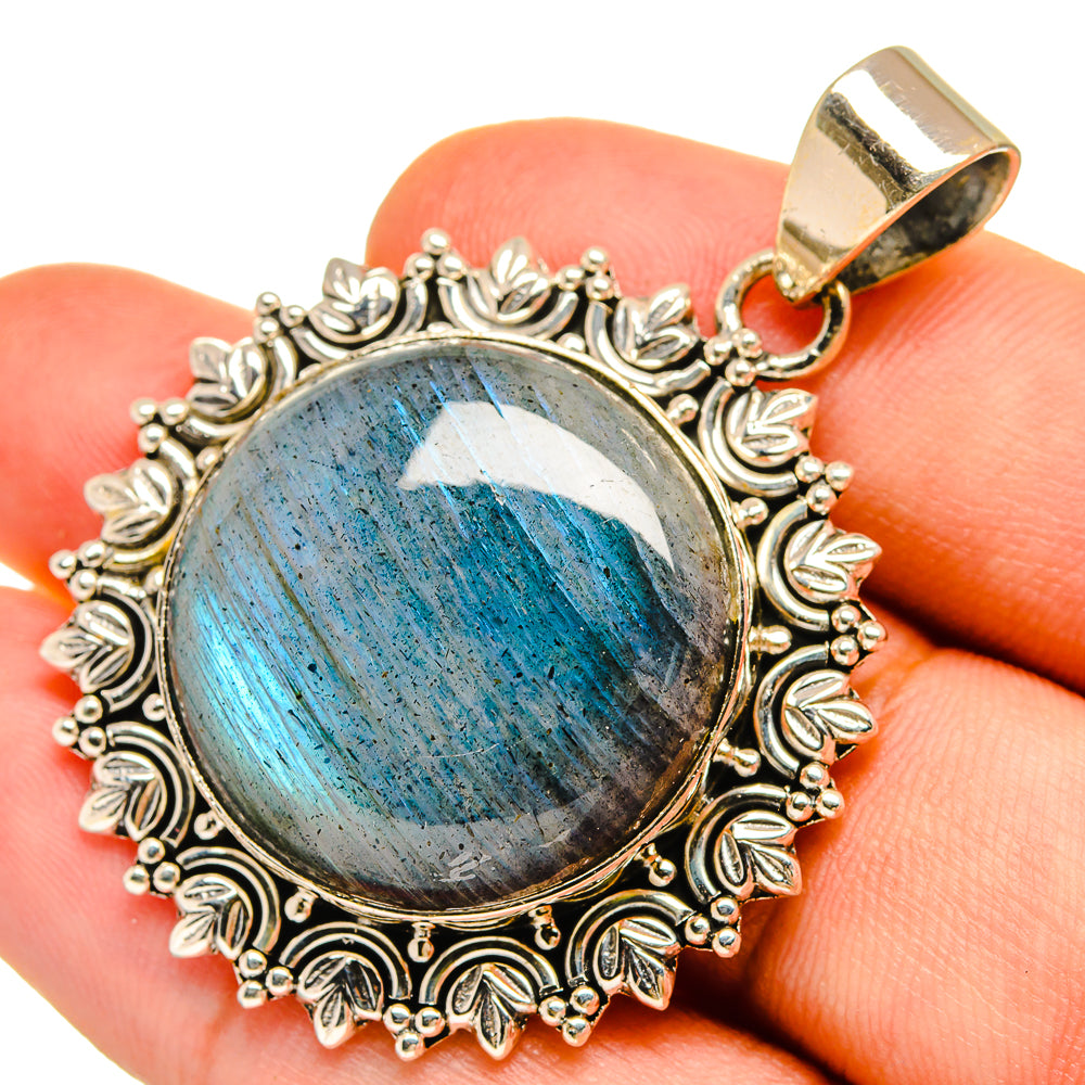 Labradorite Pendants handcrafted by Ana Silver Co - PD8961