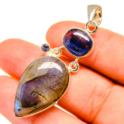 Labradorite Pendants handcrafted by Ana Silver Co - PD8962