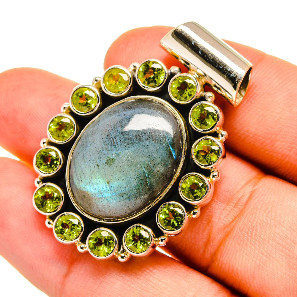 Labradorite Pendants handcrafted by Ana Silver Co - PD8964