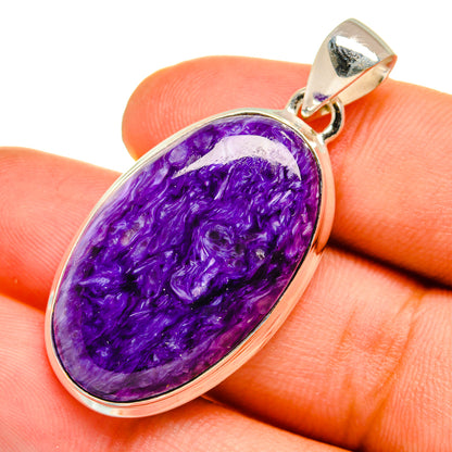 Charoite Pendants handcrafted by Ana Silver Co - PD8984