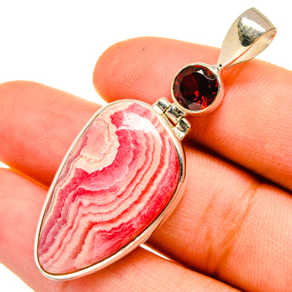 Rhodochrosite Pendants handcrafted by Ana Silver Co - PD8992