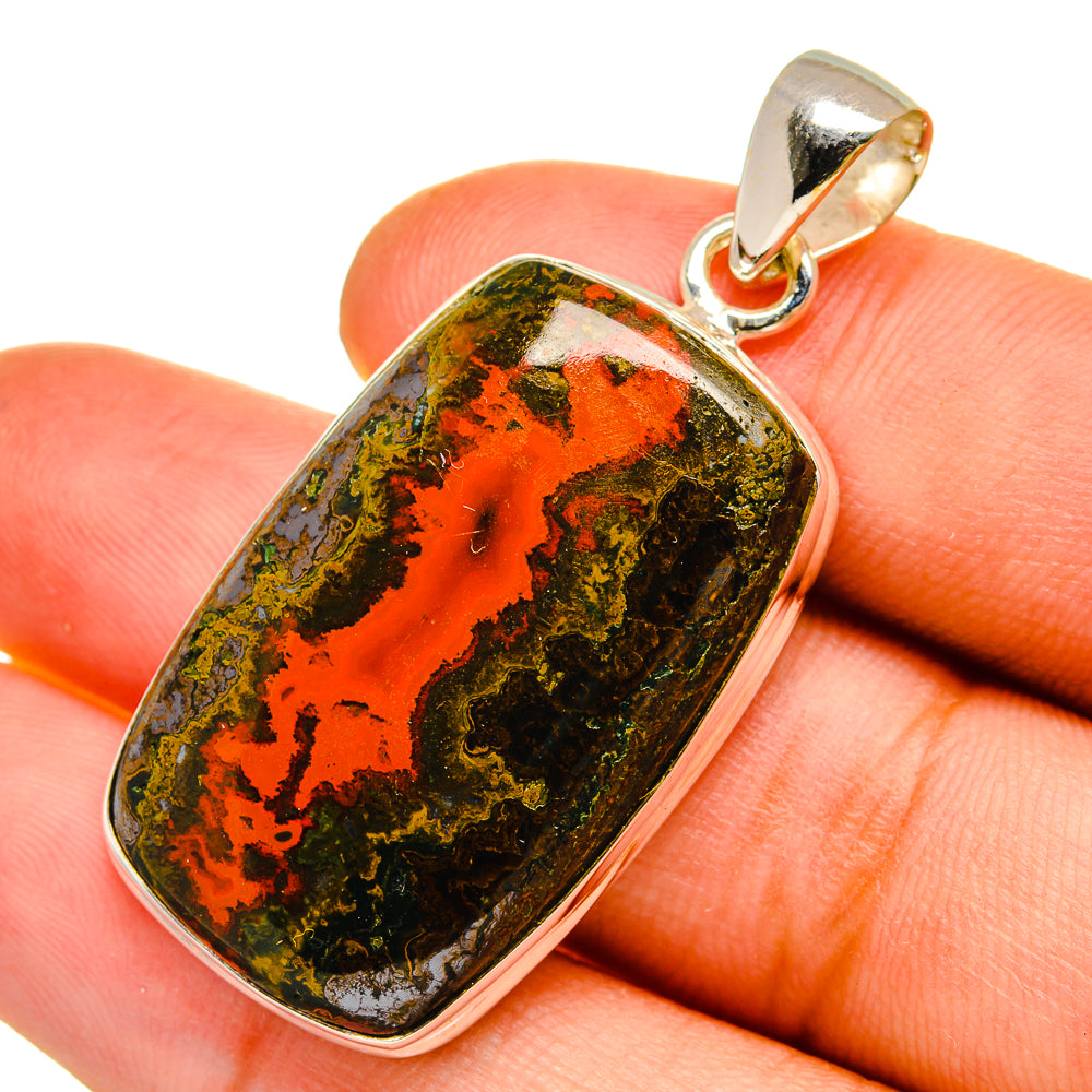 Moroccan Agate Pendants handcrafted by Ana Silver Co - PD8994