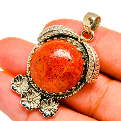 Sponge Coral Pendants handcrafted by Ana Silver Co - PD8996