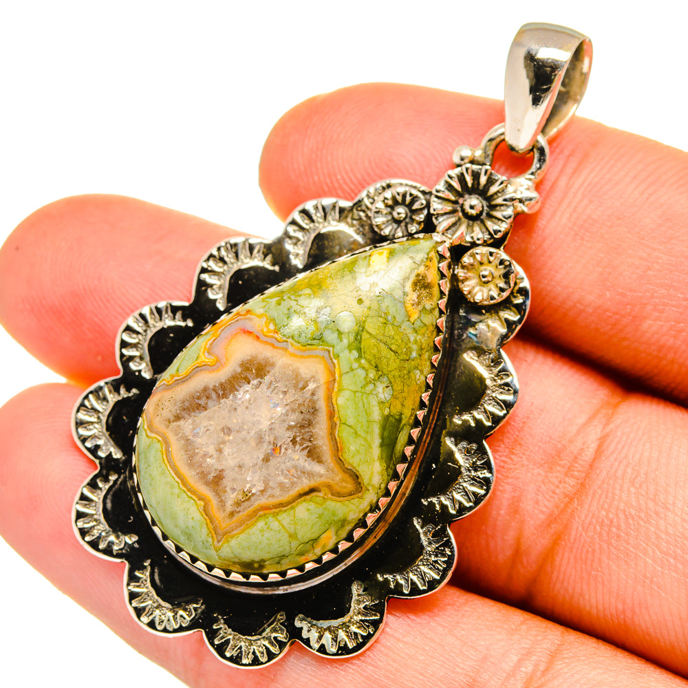Rainforest Opal Pendants handcrafted by Ana Silver Co - PD9003