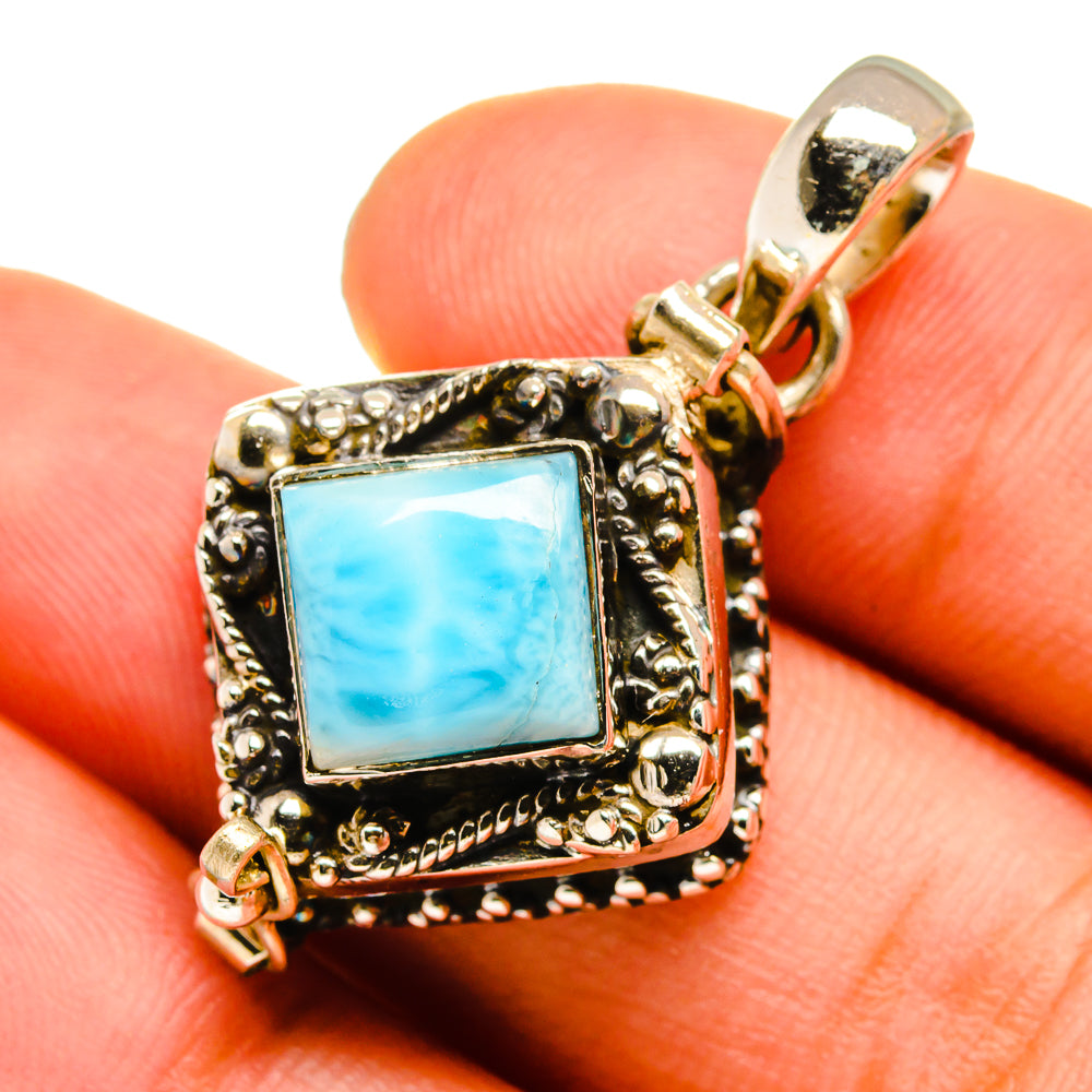 Larimar Pendants handcrafted by Ana Silver Co - PD9008
