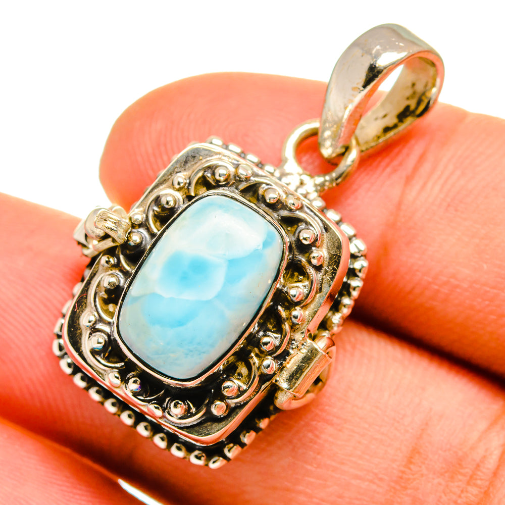 Larimar Pendants handcrafted by Ana Silver Co - PD9011