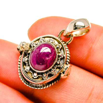Ruby Pendants handcrafted by Ana Silver Co - PD9015