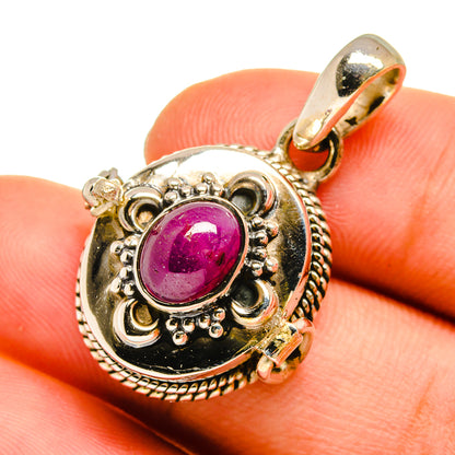 Ruby Pendants handcrafted by Ana Silver Co - PD9016