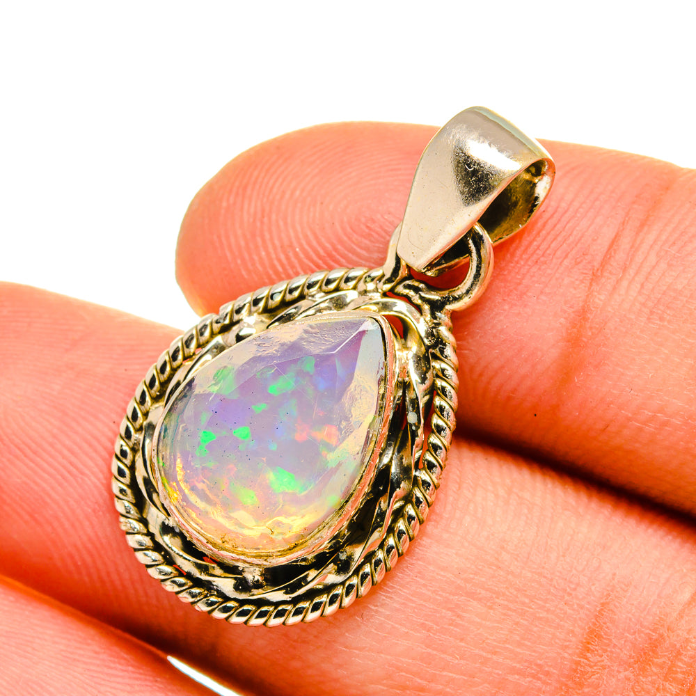 Ethiopian Opal Pendants handcrafted by Ana Silver Co - PD9023