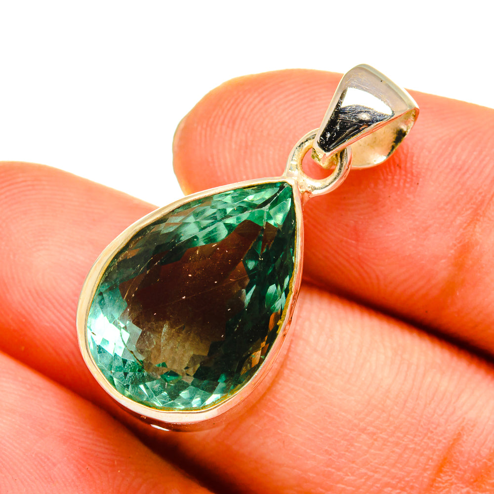 Green Fluorite Pendants handcrafted by Ana Silver Co - PD9025