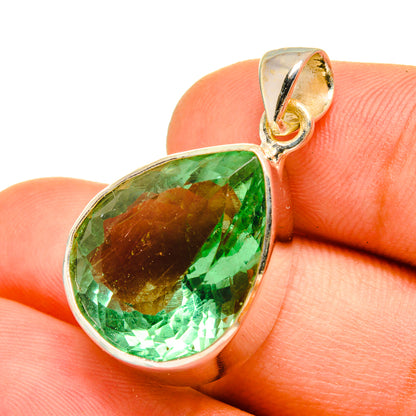 Green Fluorite Pendants handcrafted by Ana Silver Co - PD9026