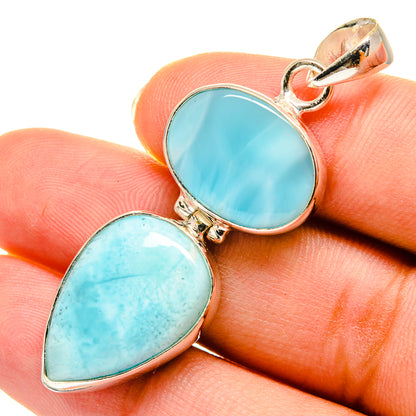 Larimar Pendants handcrafted by Ana Silver Co - PD9038