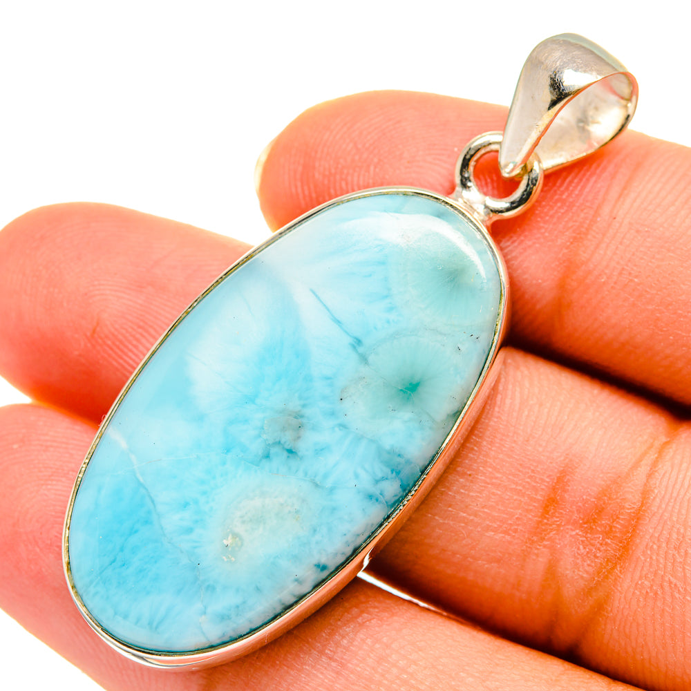 Larimar Pendants handcrafted by Ana Silver Co - PD9046