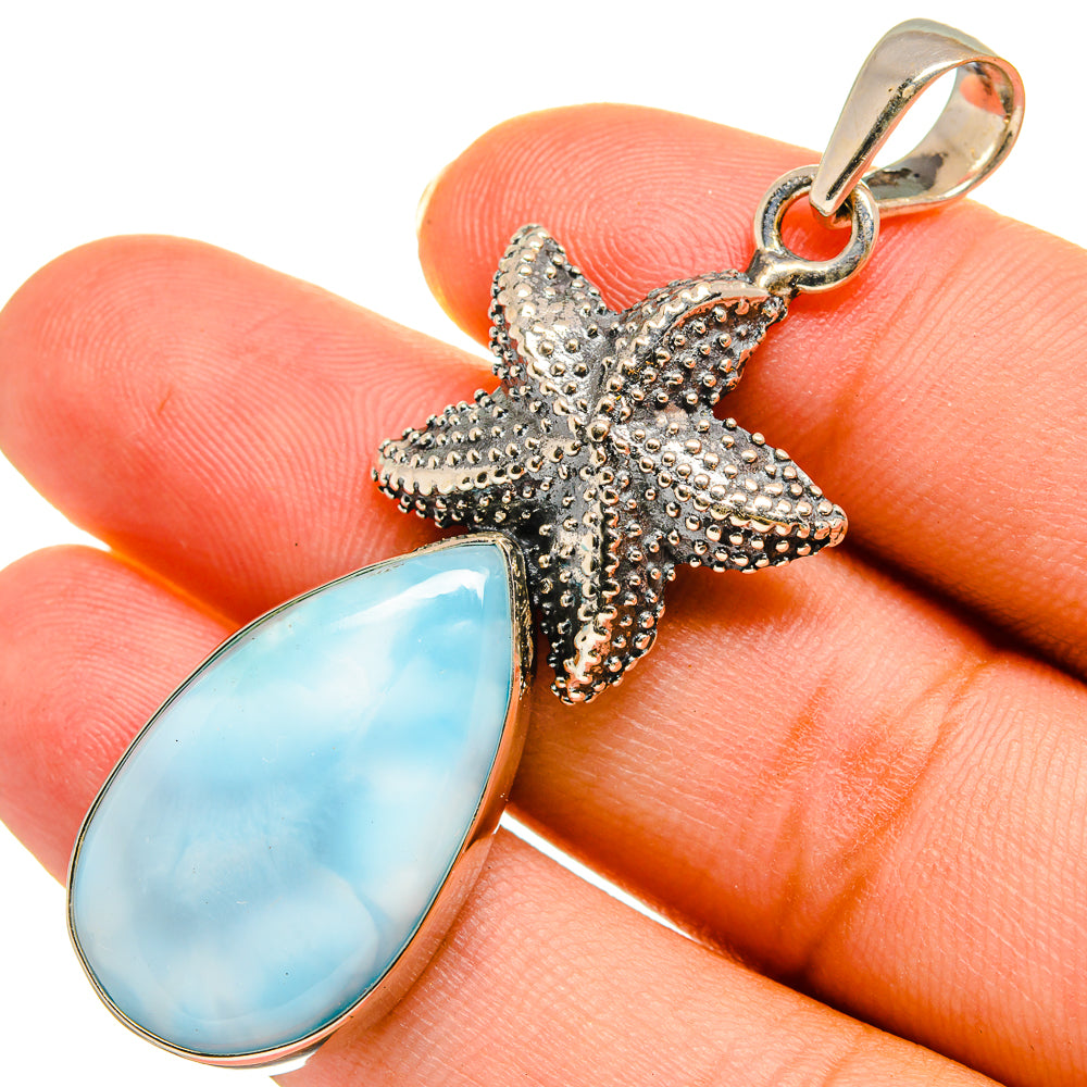 Larimar Pendants handcrafted by Ana Silver Co - PD9048
