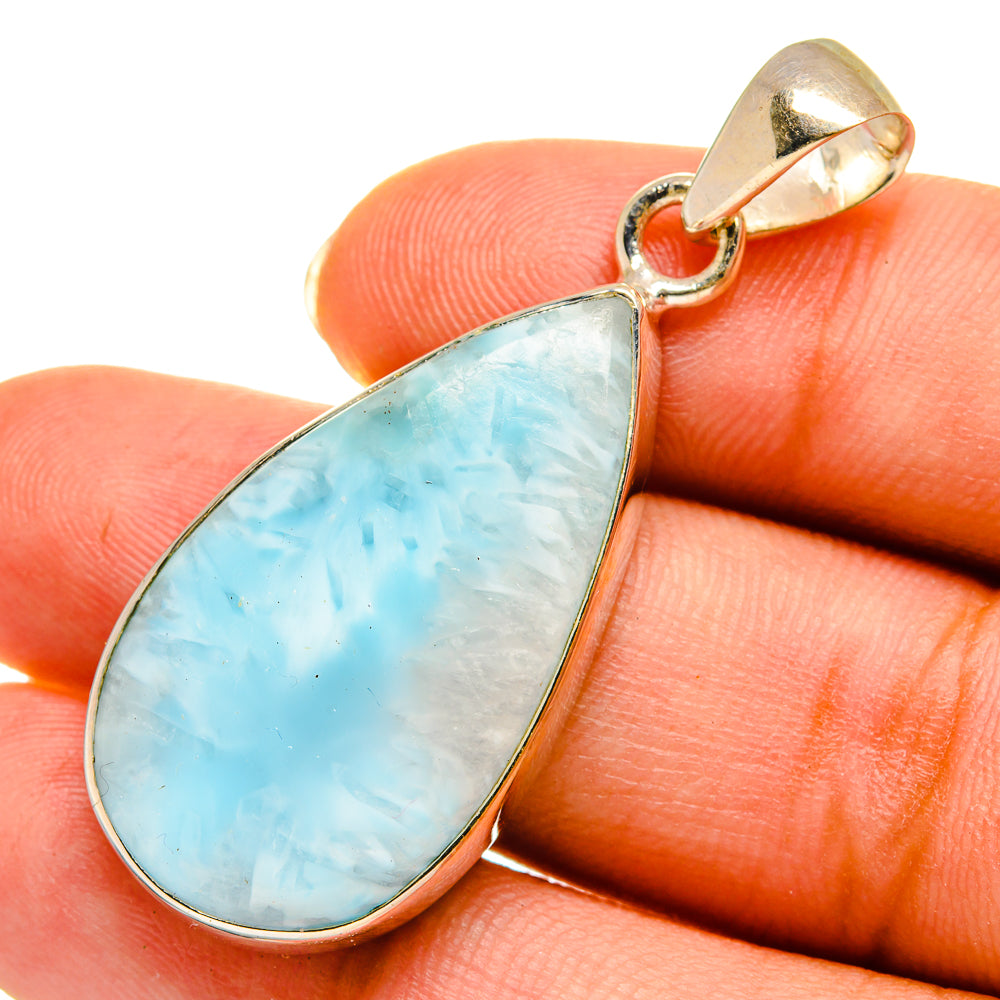 Larimar Pendants handcrafted by Ana Silver Co - PD9051