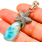 Larimar Pendants handcrafted by Ana Silver Co - PD9054