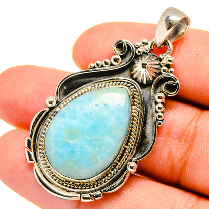 Larimar Pendants handcrafted by Ana Silver Co - PD9055
