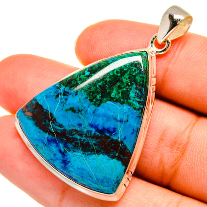 Chrysocolla Pendants handcrafted by Ana Silver Co - PD9066