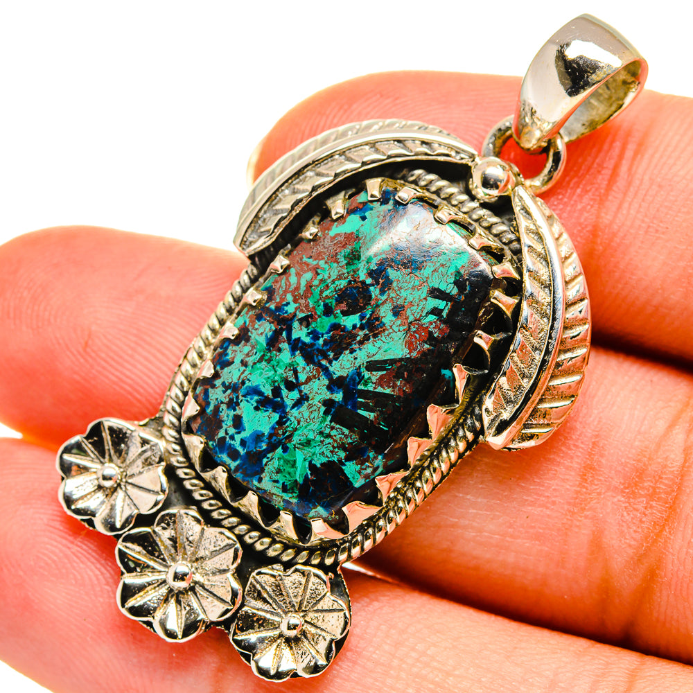 Shattuckite Pendants handcrafted by Ana Silver Co - PD9071