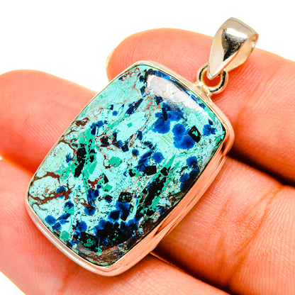 Shattuckite Pendants handcrafted by Ana Silver Co - PD9078