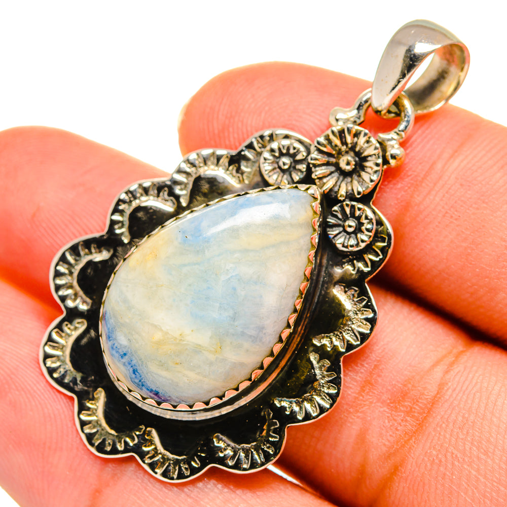 Blue Scheelite Pendants handcrafted by Ana Silver Co - PD9080