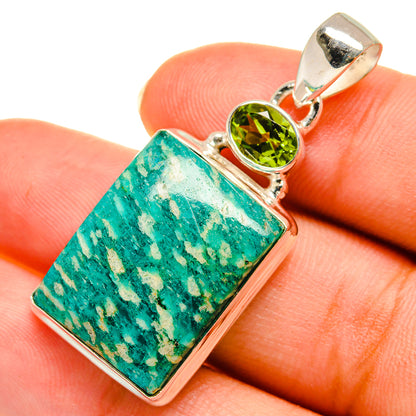 Amazonite Pendants handcrafted by Ana Silver Co - PD9082
