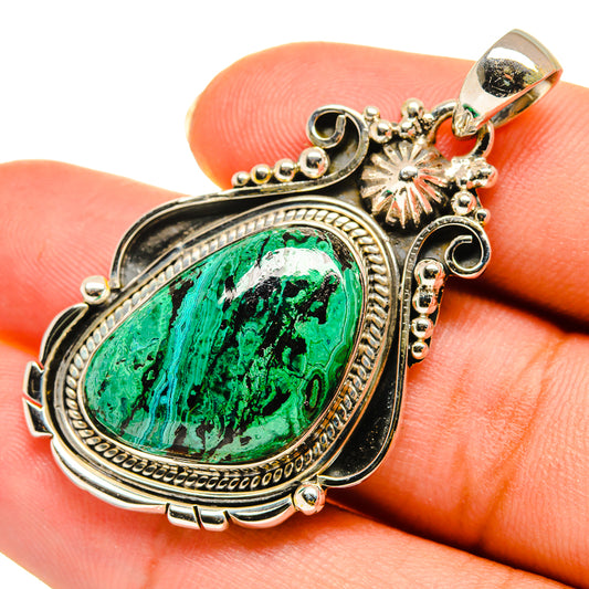 Chrysocolla Pendants handcrafted by Ana Silver Co - PD9083
