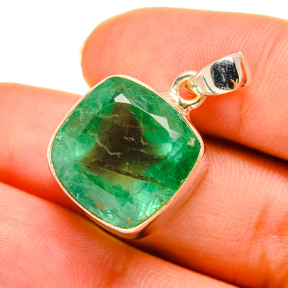 Green Fluorite Pendants handcrafted by Ana Silver Co - PD9097