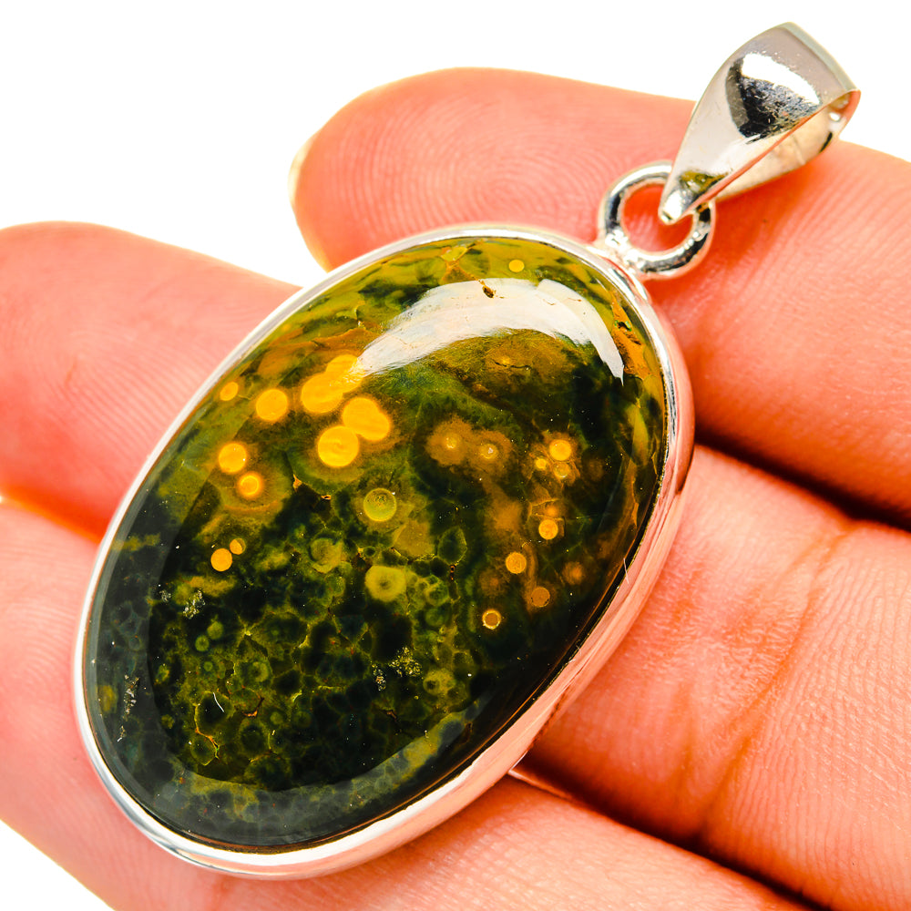 Ocean Jasper Pendants handcrafted by Ana Silver Co - PD9103
