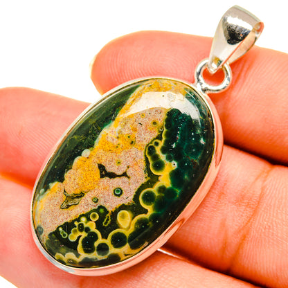 Ocean Jasper Pendants handcrafted by Ana Silver Co - PD9105
