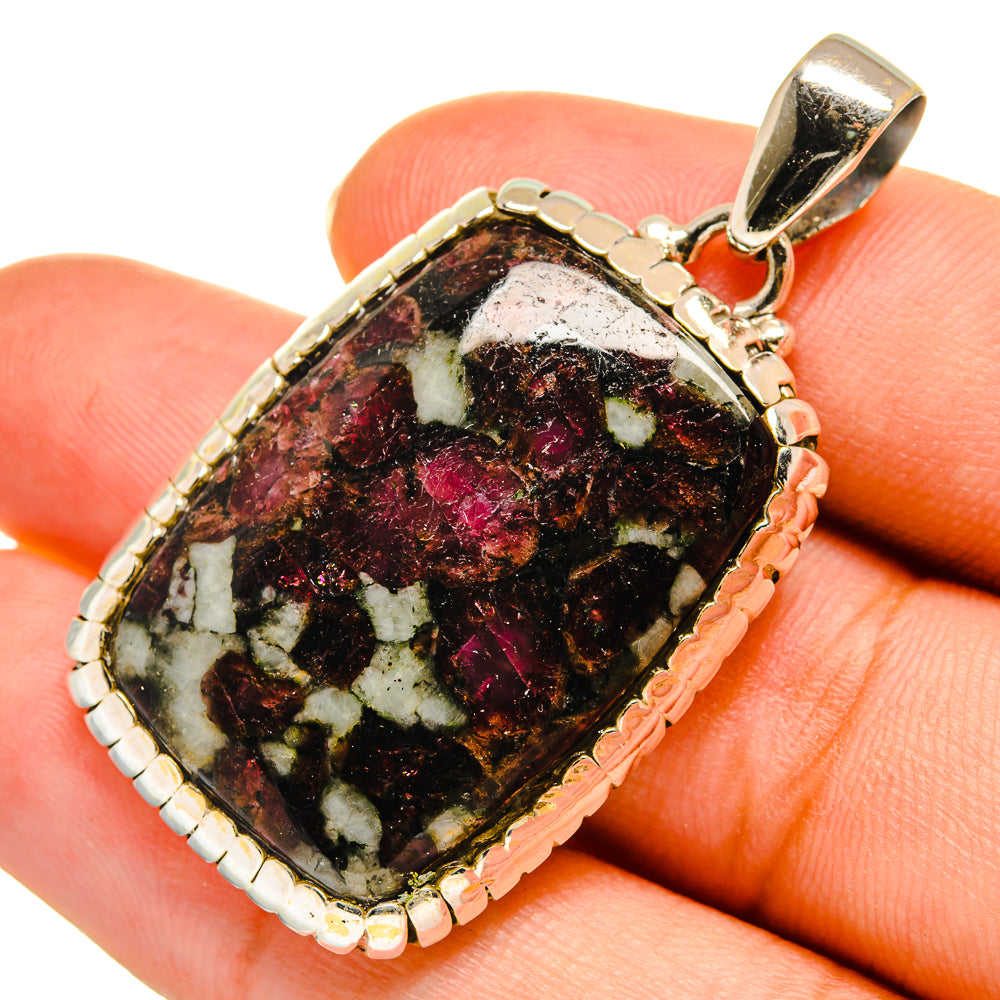 Russian Eudialyte Pendants handcrafted by Ana Silver Co - PD9110