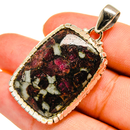 Russian Eudialyte Pendants handcrafted by Ana Silver Co - PD9110