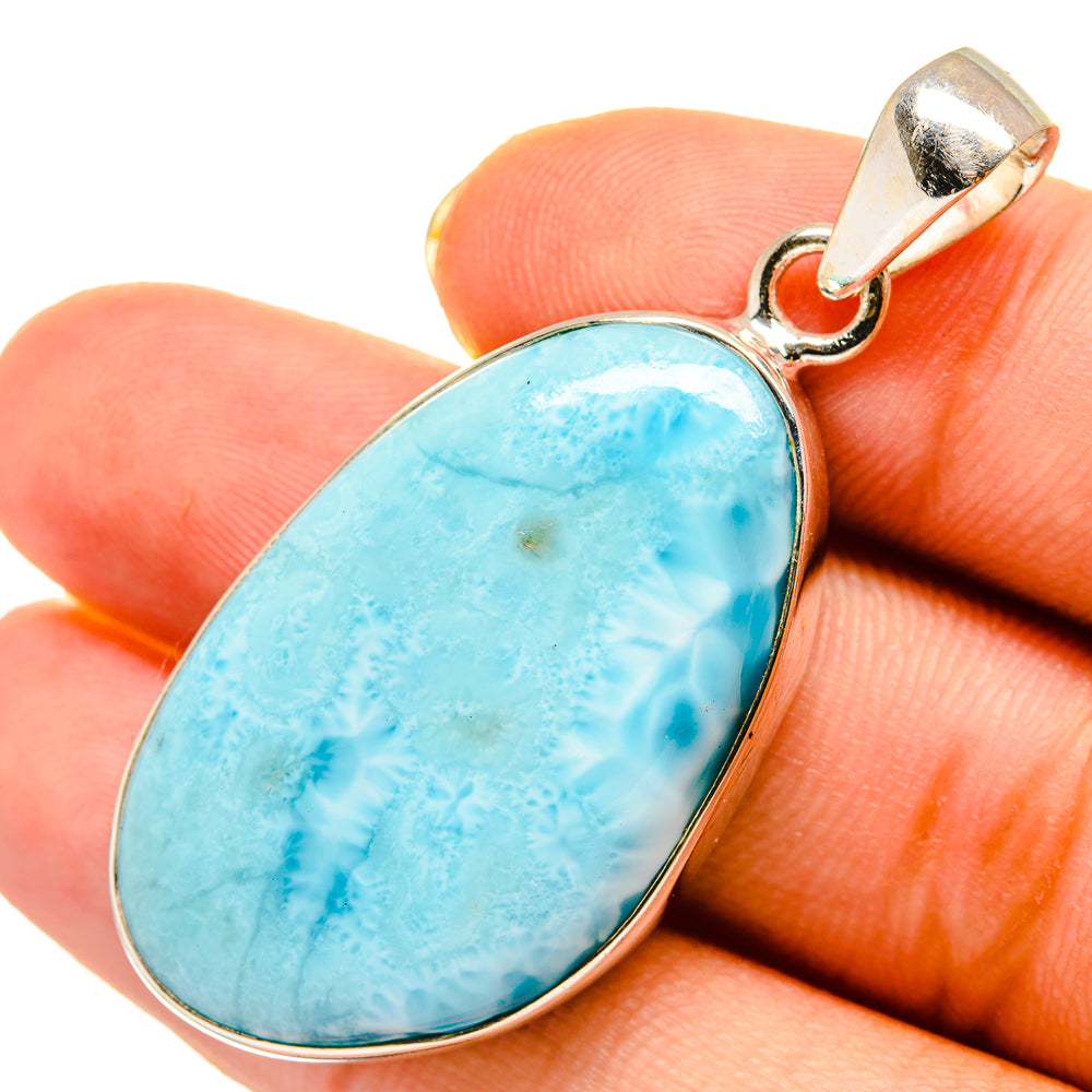 Larimar Pendants handcrafted by Ana Silver Co - PD9133
