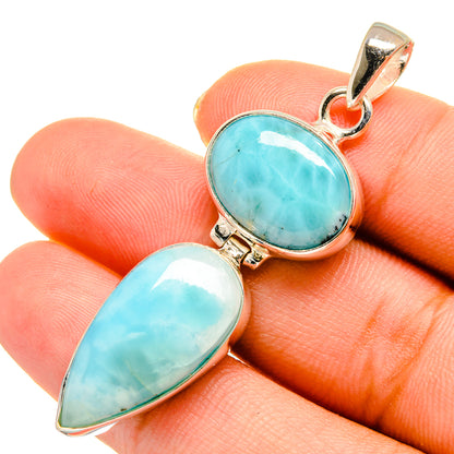 Larimar Pendants handcrafted by Ana Silver Co - PD9142