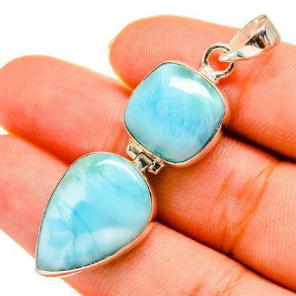 Larimar Pendants handcrafted by Ana Silver Co - PD9144