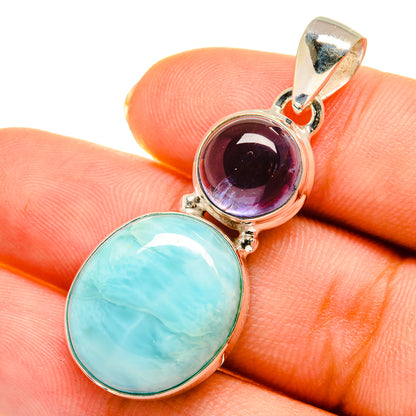 Larimar Pendants handcrafted by Ana Silver Co - PD9149