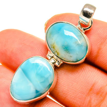 Larimar Pendants handcrafted by Ana Silver Co - PD9157
