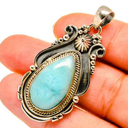 Larimar Pendants handcrafted by Ana Silver Co - PD9159