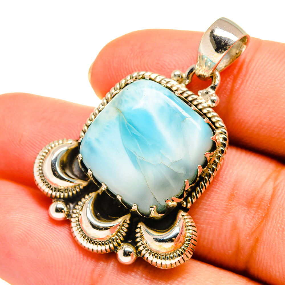 Larimar Pendants handcrafted by Ana Silver Co - PD9161