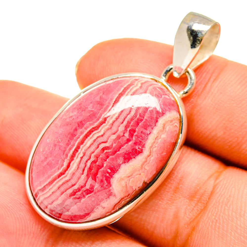Rhodochrosite Pendants handcrafted by Ana Silver Co - PD9166