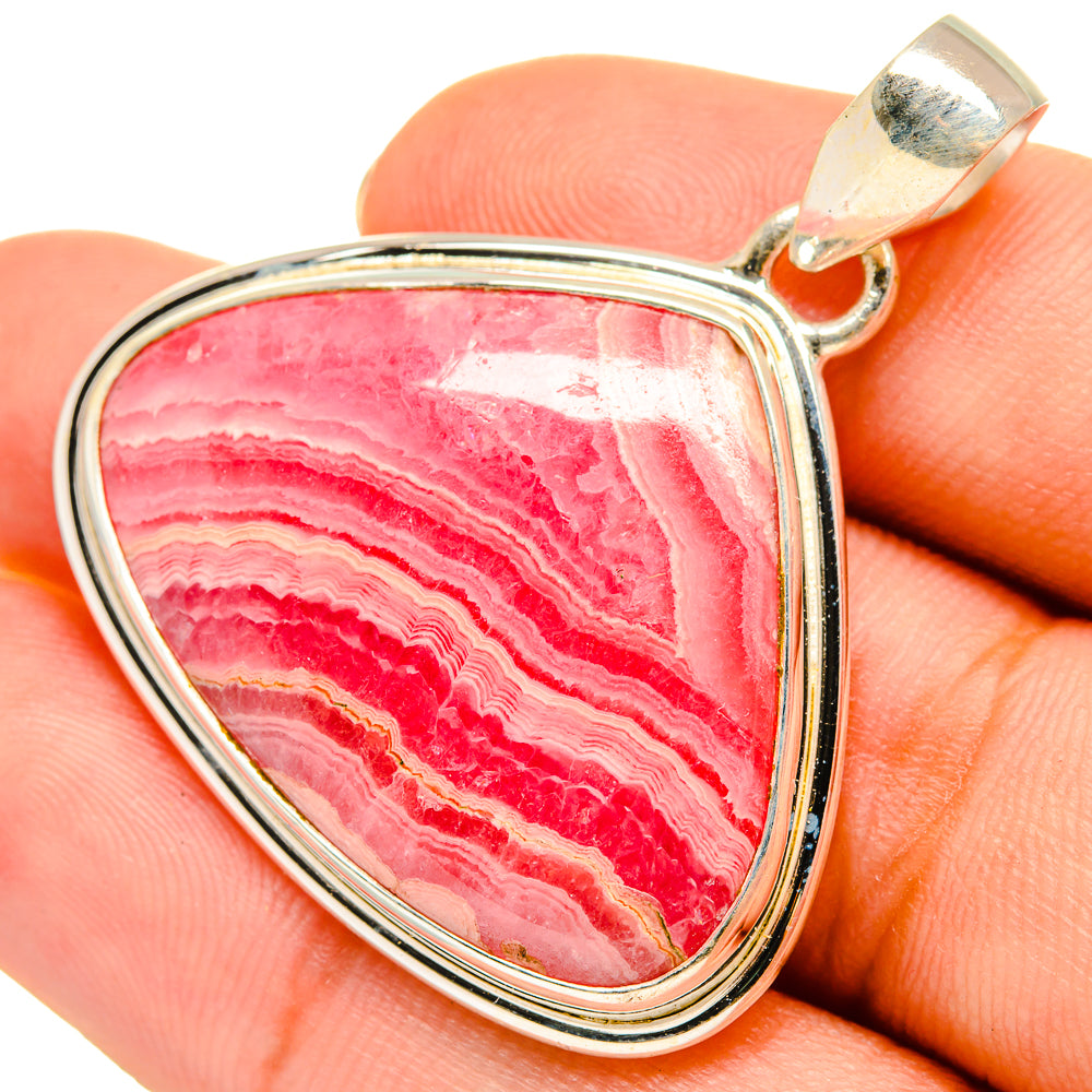 Rhodochrosite Pendants handcrafted by Ana Silver Co - PD9167