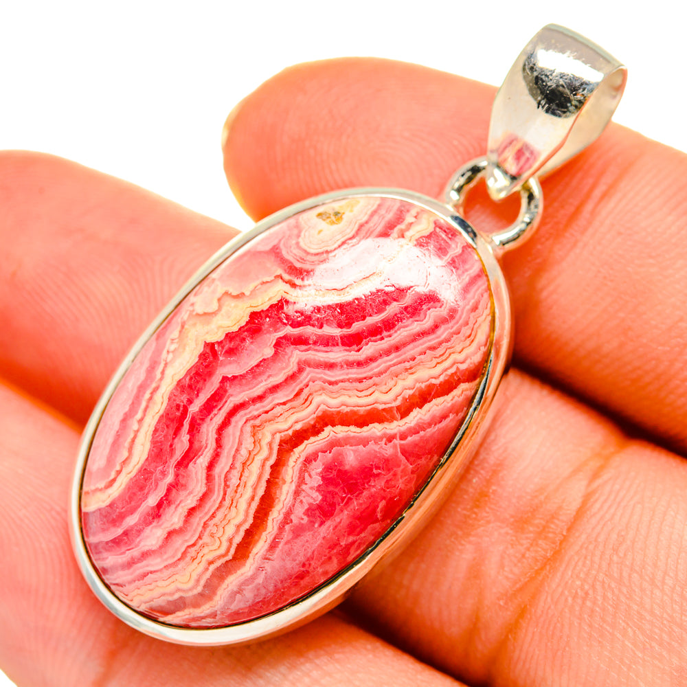 Rhodochrosite Pendants handcrafted by Ana Silver Co - PD9169