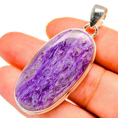 Charoite Pendants handcrafted by Ana Silver Co - PD9188